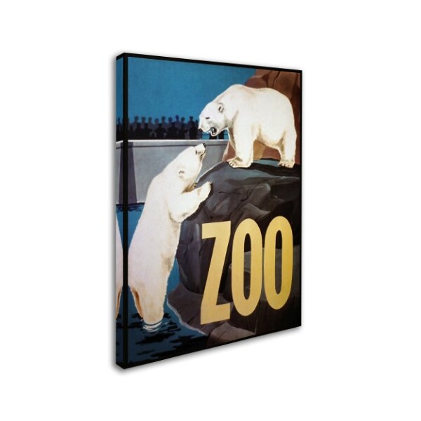 Vintage Lavoie 'The Zoo 3' Canvas Art,35x47